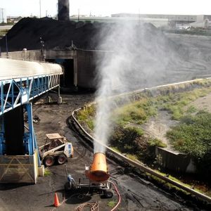 dust suppression system for coal handling plants_